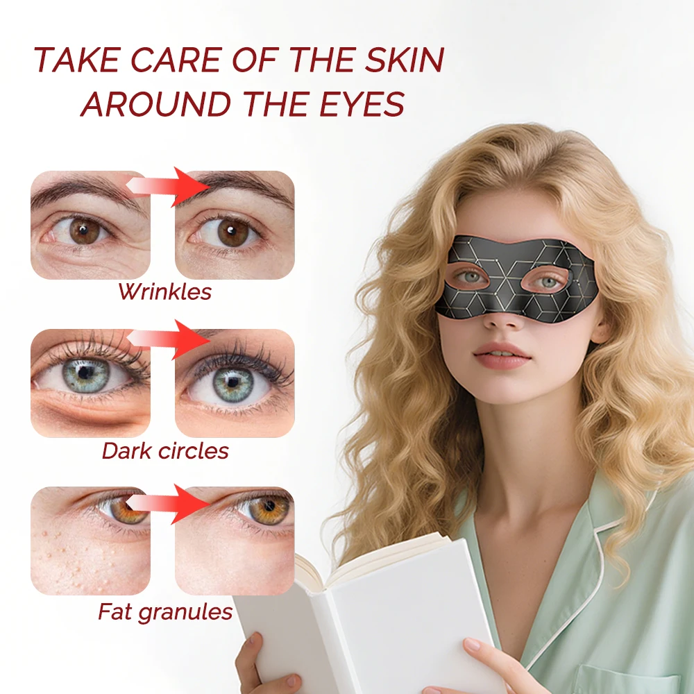 7 Color LED Silicone Eye Beauty Device Light 24 LED Therapy Eye Anti Wrinkle Aging Smooth Eye Fine Line Lighten Dark Circles