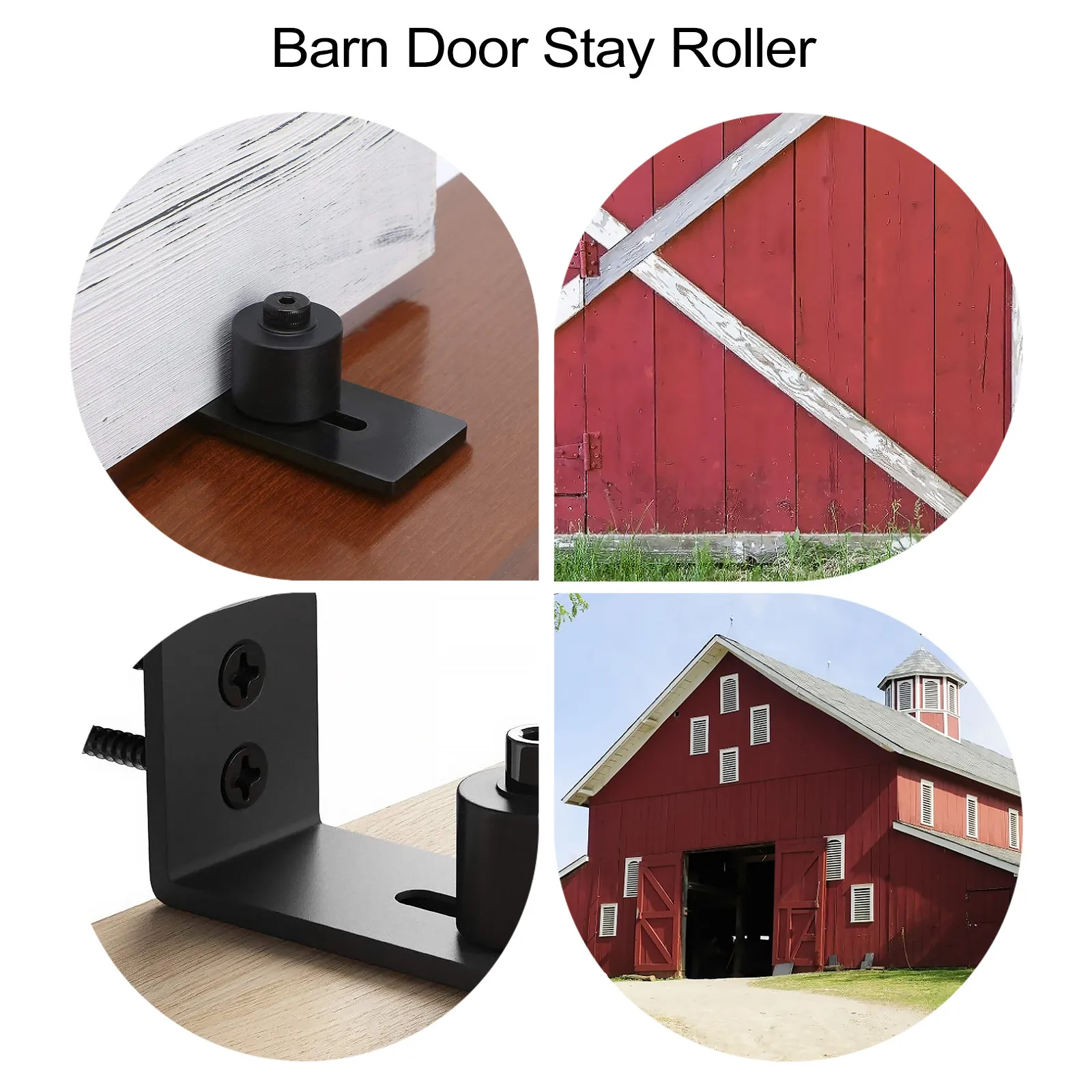 Adjustable Floor Guide for Sliding Door Barn Door Floor Guide Swing Stop Prevents Side Swinging Ensures Alignment with Top Rail