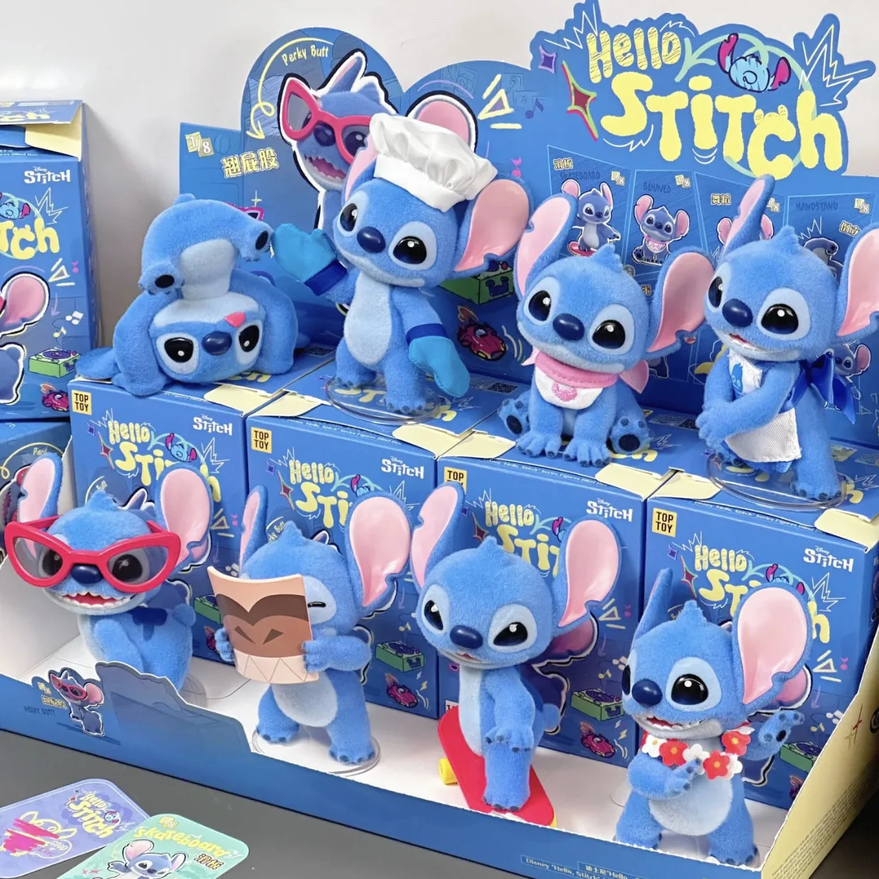 Disney Hello Stitch Blind Box, Decorazione Trendy in Peluche, Regalo Premium da Collezione, Scatola Regalo Trendy da Collezione