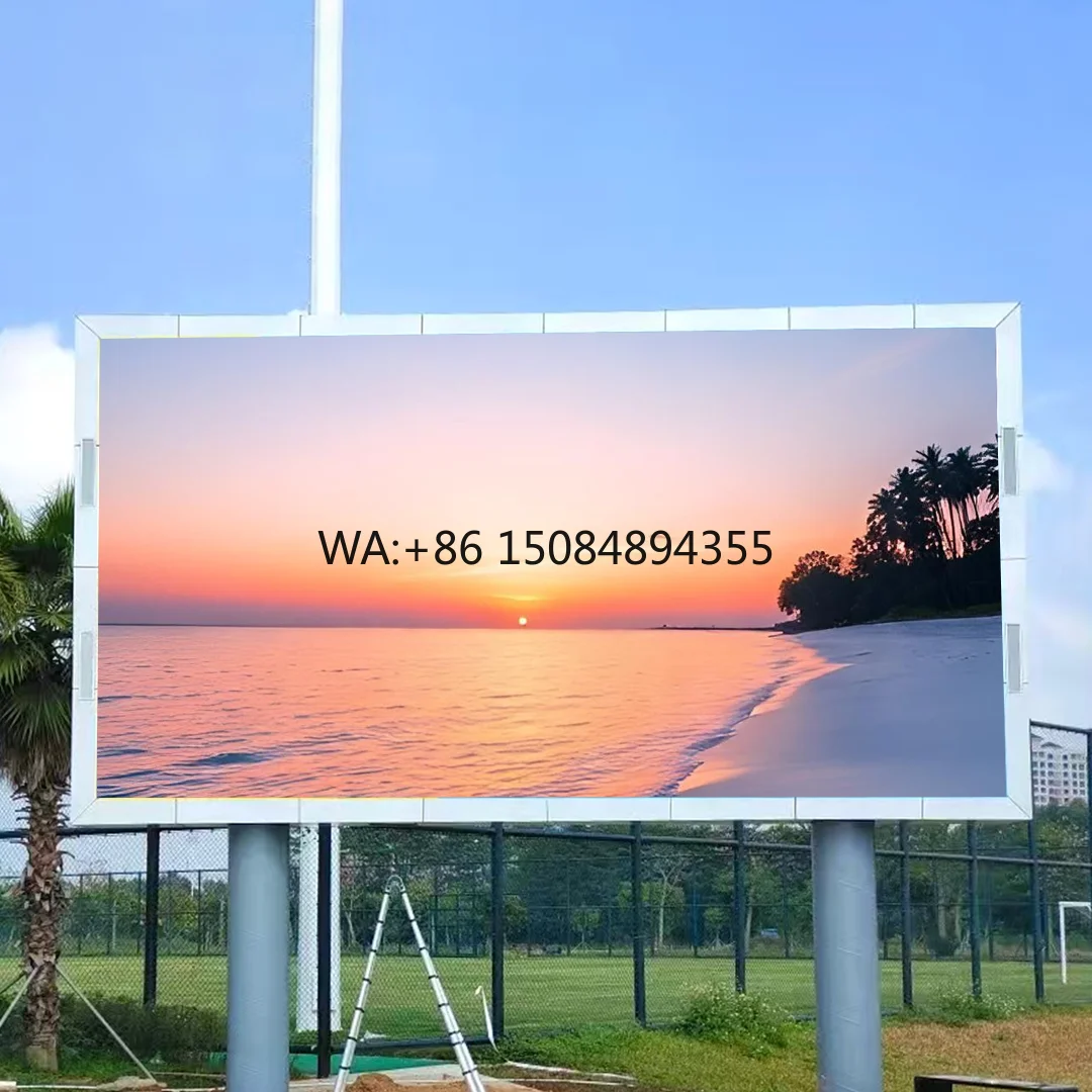 Weatherproof IP65 P2.5 Outdoor LED Billboard High Definition 5000cd Brightness Sunlight Readable 3-Year Warranty for Street/Mall