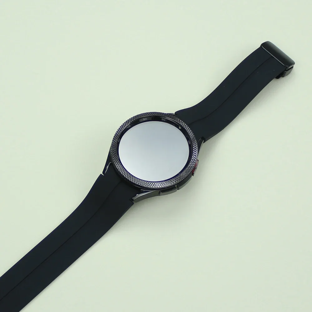 Metal Bezel for Samsung Galaxy Watch 6 4 Classic 43mm 47mm 42mm 46mm Cover Ring Bumper Adhesive Case Decorative accessories