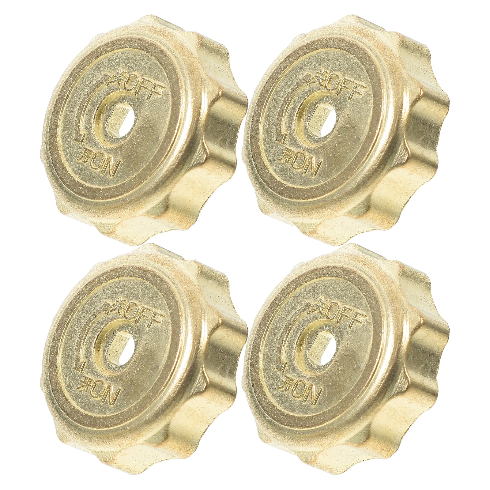 

4pcs Metal Knob Switch for Medium Pressure Stove Gas Cooker Replacement Iron Burner Control Knobs Universal Stove Parts