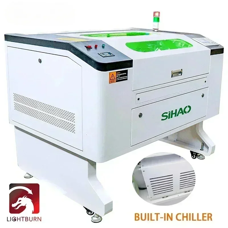 

SIHAO CO2 Laser Engraving & Cutting Machine CNC & USB Port Laser Engraver for Wood Acrylic Fabric Glass Tube Laser Cutter