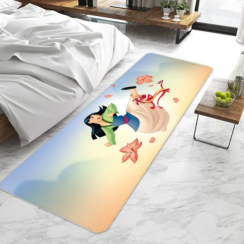 Disney Mulan Door Mat Entrance Doormat Non-slip Washable Kitchen Carpet Living Room Hallway Rugs Door Mats Bathroom Bath