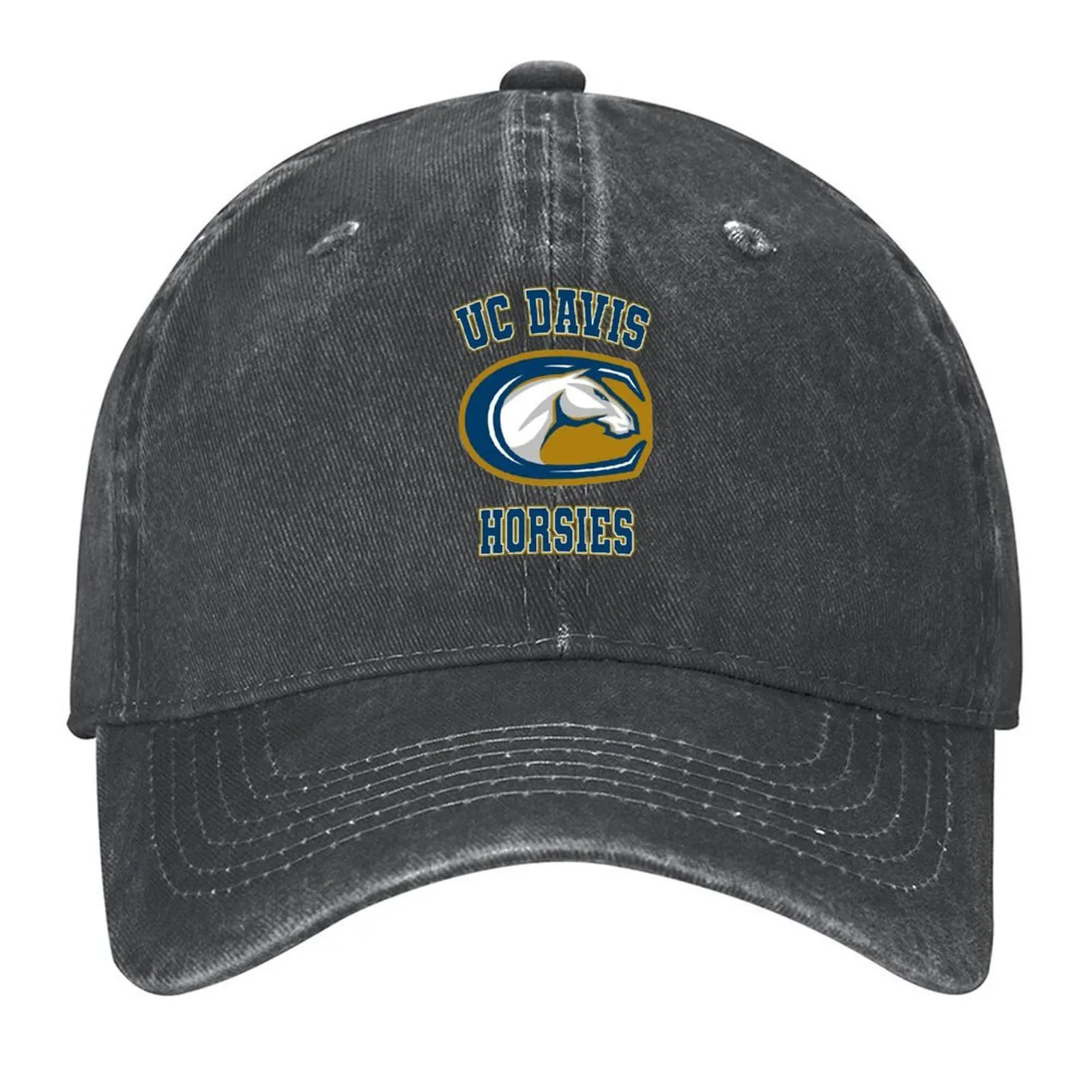

UC Davis Mascot (AggiesHorsies) Baseball Cap Wild Ball Hat Military Tactical Cap Rave Sunscreen Men's Caps Women's