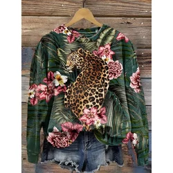 Jesienne bluzy pantery lampart gepard Tiger Zebra bluzy z kapturem z nadrukiem 3D damskie swetry Streetwear Y2k bluza z kapturem odzież damska