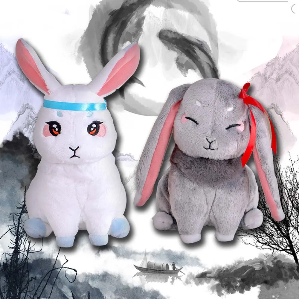 

Mo Dao Zu Shi Plush Doll Anime Peluche Kawaii Rabbit Stuffed Animal Wei Wu Xian Lan Wang Ji Pet Stuffed Toys Kids Gifts Soft Toy