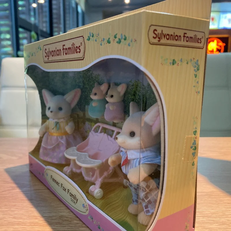 ของเล่นเด็กผู้หญิง Sylvanian Families Calico Critters ตุ๊กตาอนิเมะจิ๋ว ของเล่นเด็ก ของขวัญวันเกิด ครอบครัวสุนัขจิ้งจอกเฟเนค