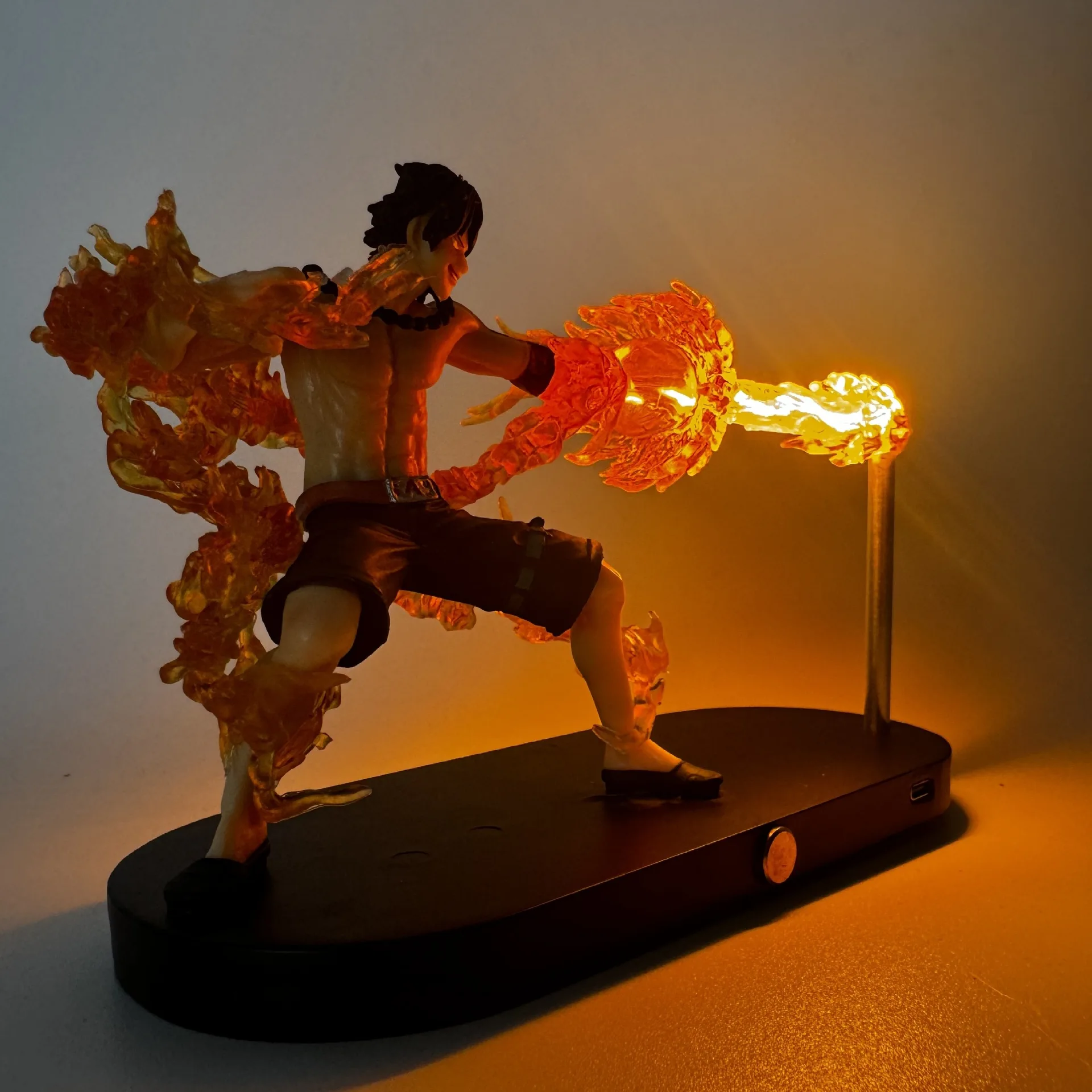 

Ace of Spades Anime Night Light One Piece Luffy Figure Decor Gift for Boys Bedroom Study Ambient lighting
