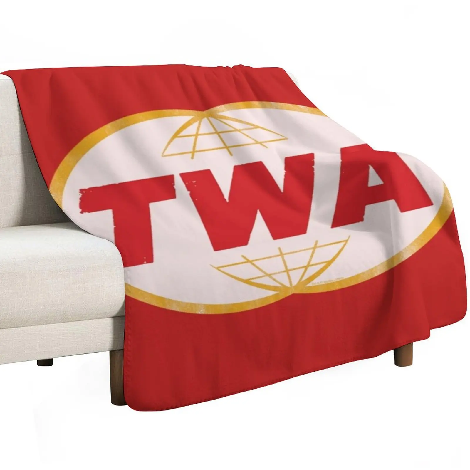 TWA Airlines Throw Blanket Blankets For Baby Retros wednesday Decorative Beds Bed Fashionable Shaggy Blankets