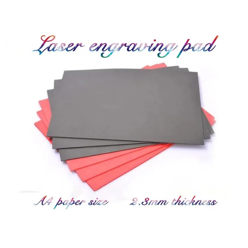 A4 Laser Rubber Sheet 2.3mm for Printing Engraving Sealer Stamp DIY Craft cut by laser engraver to make stamp rubber plate