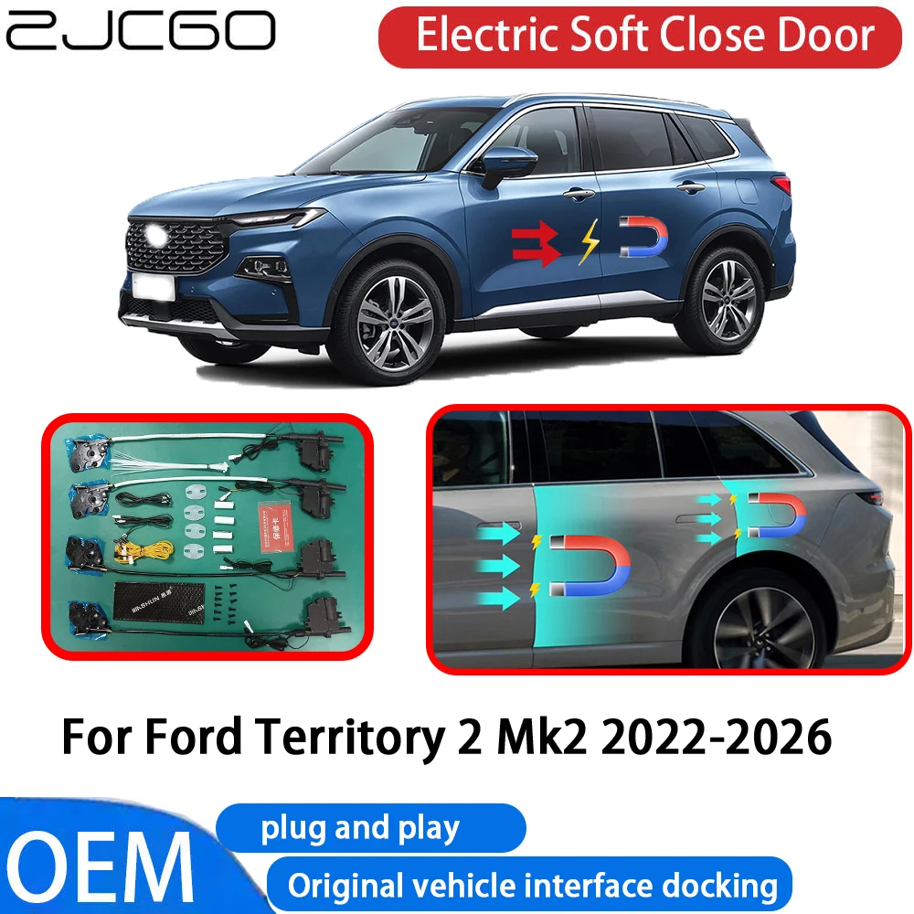 

for Ford Territory 2 Mk2 2022-2026 Car Automatic Electric Soft Close Door Closer System OEM Plug and Play Comfort Closing