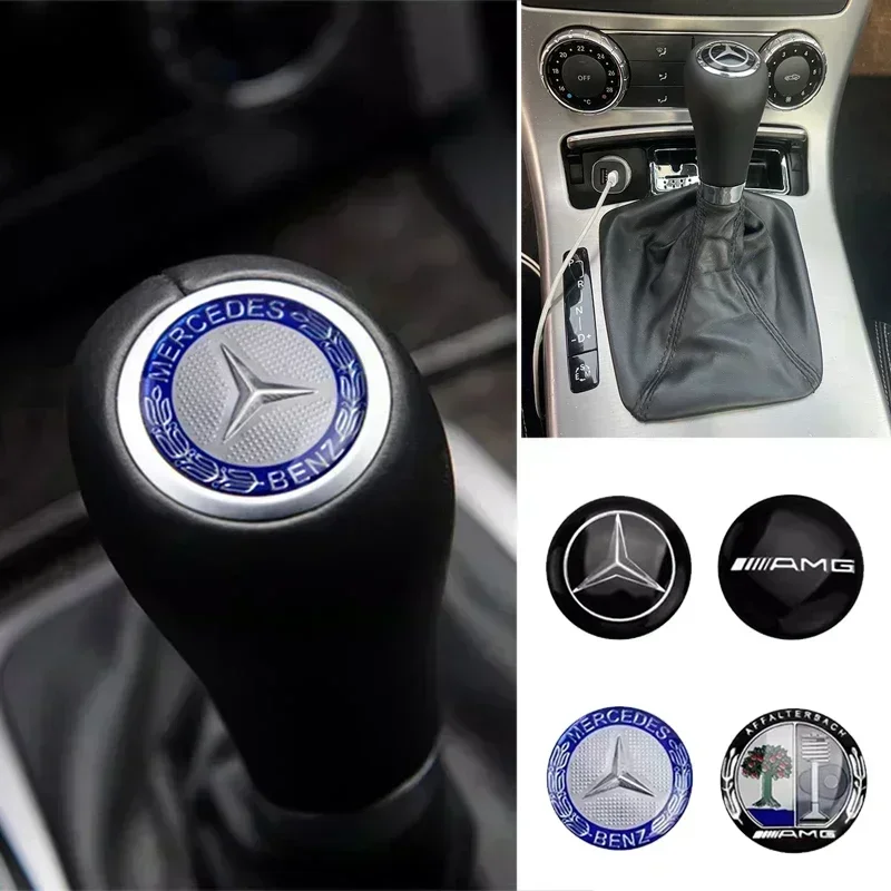 

Наклейки на рычаг переключения передач, аксессуары для Mercedes Benz AMG W204 W205 W203 W211 W212 W213 W201 W210