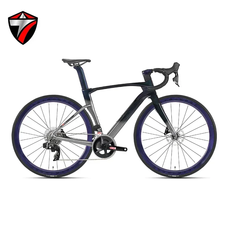 تويتر سيكلون ماكس تحويل إلكترونيًا RIV eTap AXS-24-Speed لون ثلاثي الأبعاد دراجة الطريق الكربونية RIV فرامل القرص الهيدروليكي