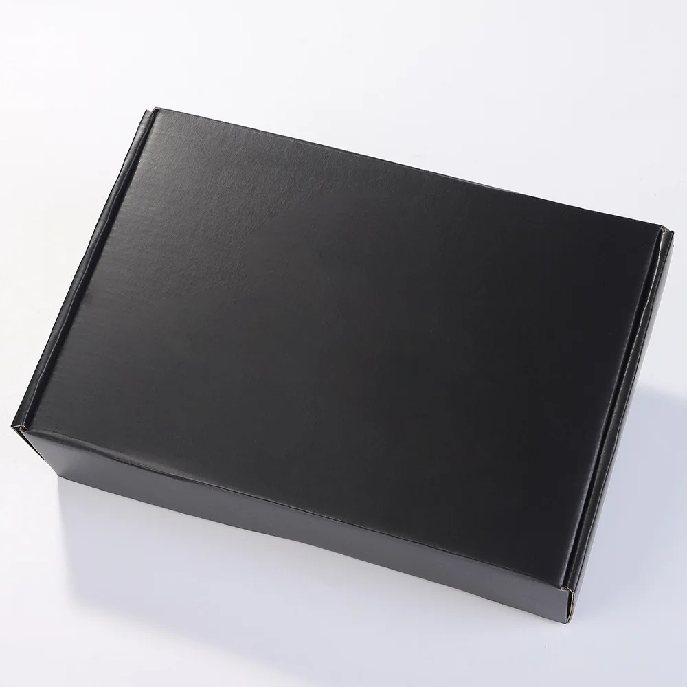 8Pcs/Black Box Extremely Hard Corrugated Packaging Transportation Carton Cardboard Carton Box, Express Delivery Paper Box ﻿