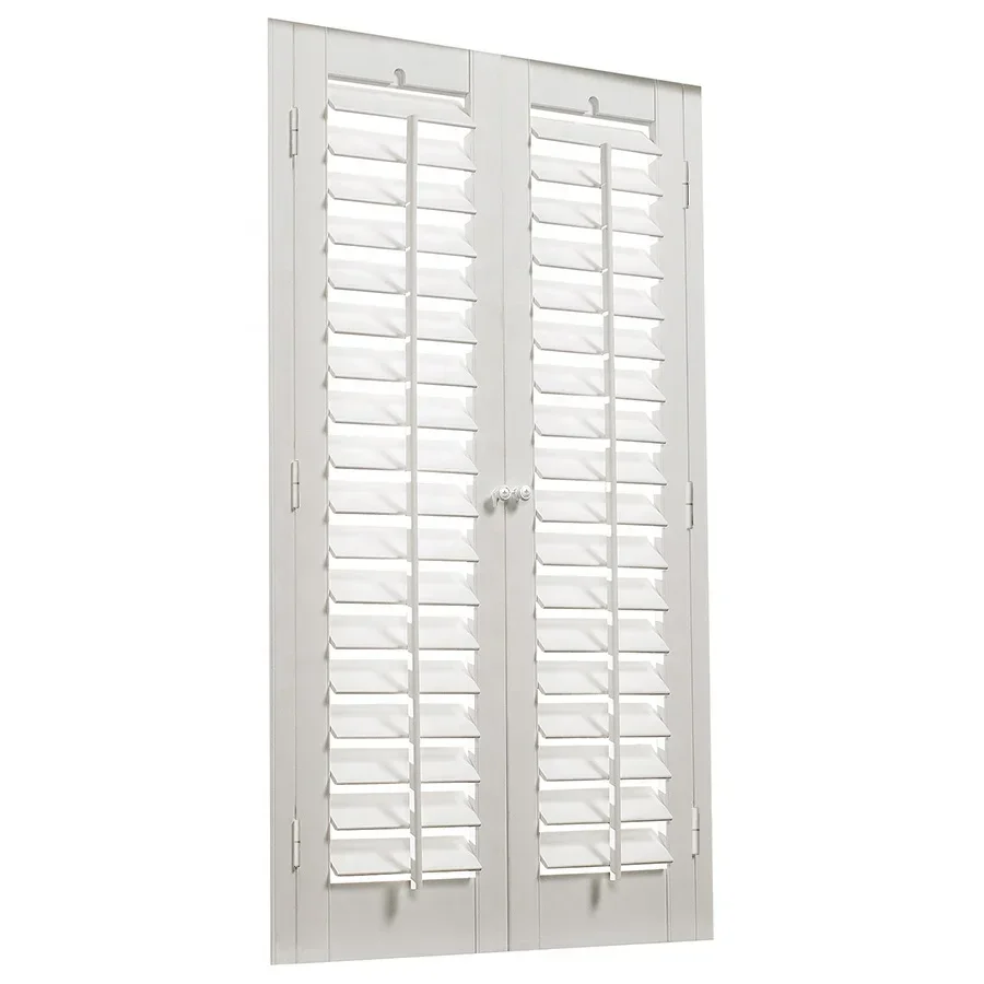 Louver Shutter, Adjustable PVC Custom Shutter Window,Modular Coverage, Good Lighting, Suitable for Kitchen,Living Room