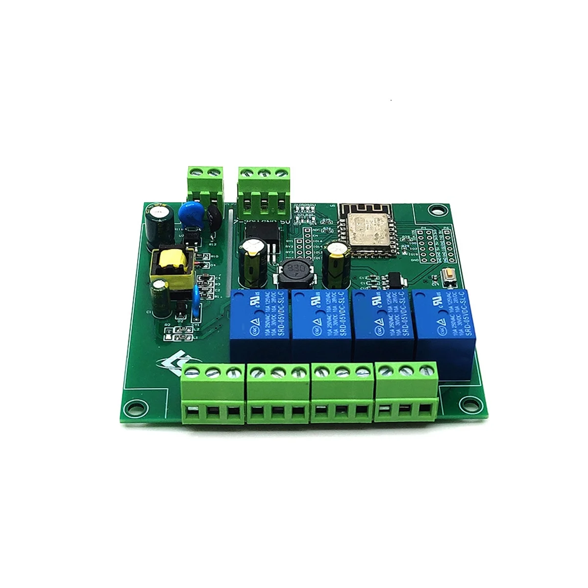 4 Channel ESP8266 Wireless WIFI Relay Module ESP-12F Development Board AC90-250V/DC7-30V/5V E-WeLink APP Remote Control