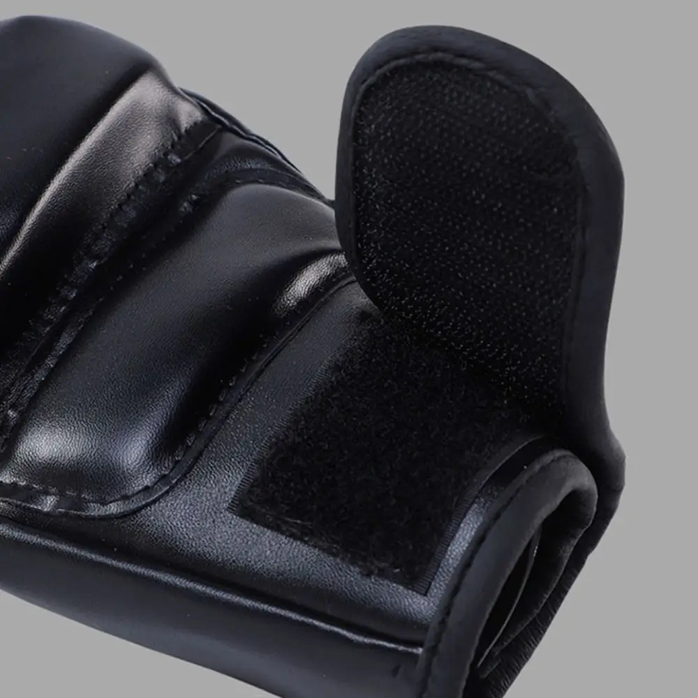 

Professional Boxing Gloves Thicken Padding Wear Resistant Fighting Gloves Half Finger Training Gloves Competition