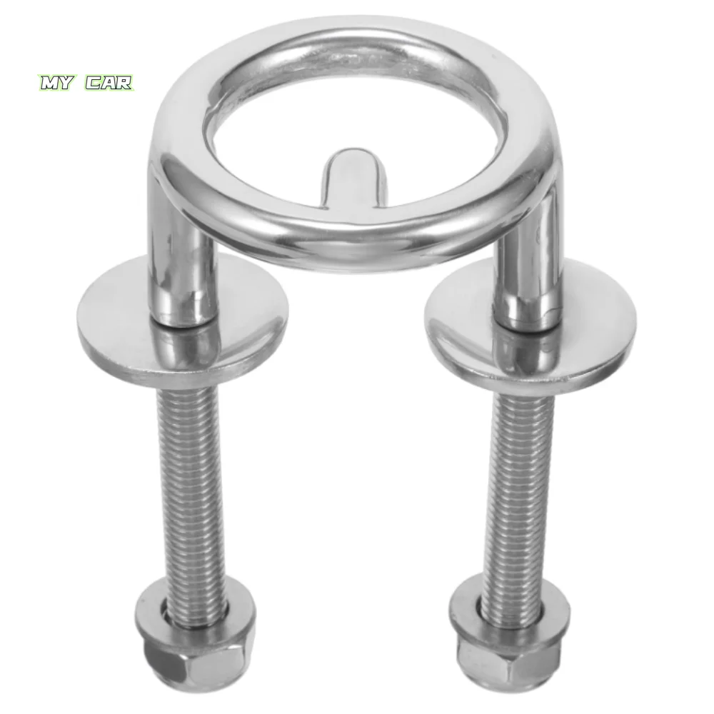 

Буксирное кольцо для водных лыж из нержавеющей стали, прочный аксессуар для буксировки строительной лодки морского класса, устойчивый к ржавчине фаркоп, оборудование для яхт