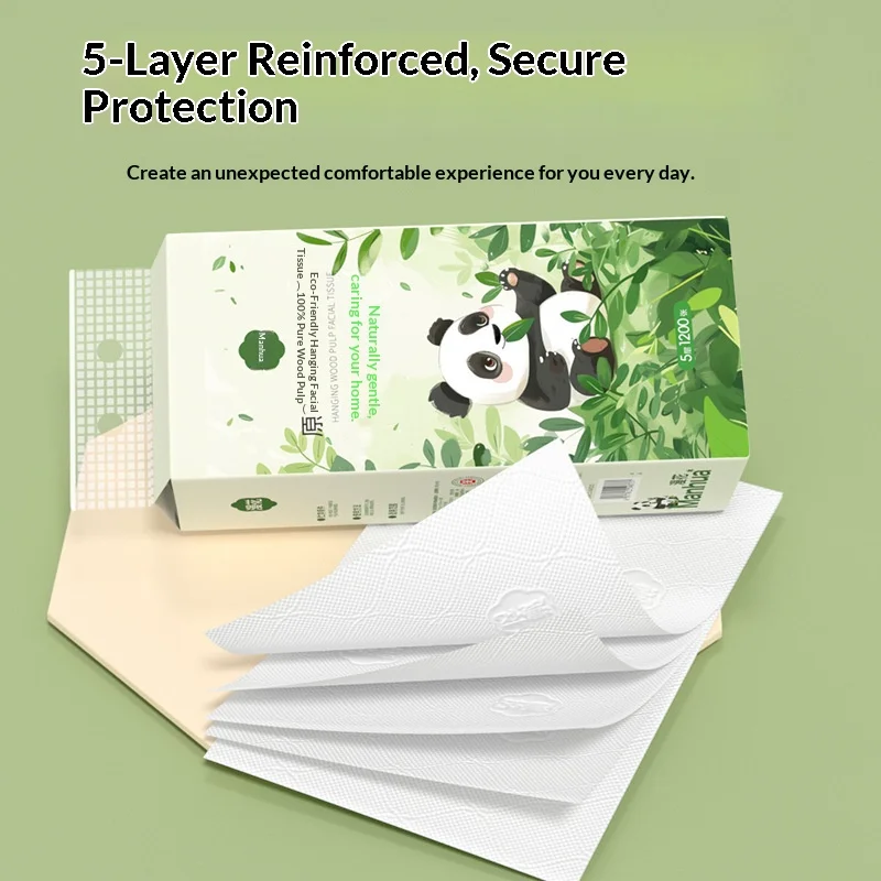 Hanging Tissue Paper, Facial Tissues for Home Use, Napkins, Thickened Toilet Paper, Family Pack Tissues, Hand Towels