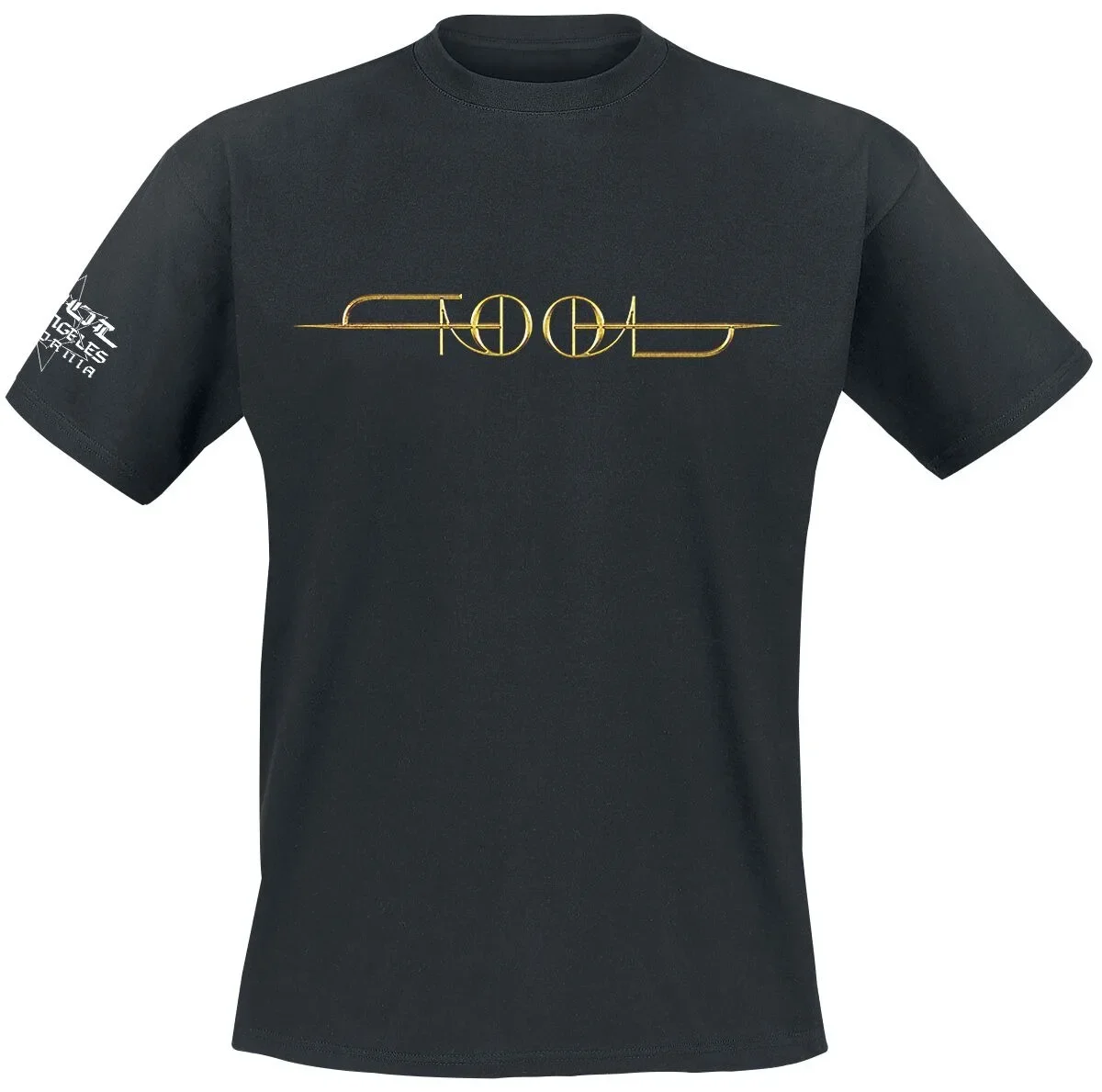 Tool Inspired Cotton T-shirt Golden Logo & DNA Eye Progressive Metal Streetwear Tee
