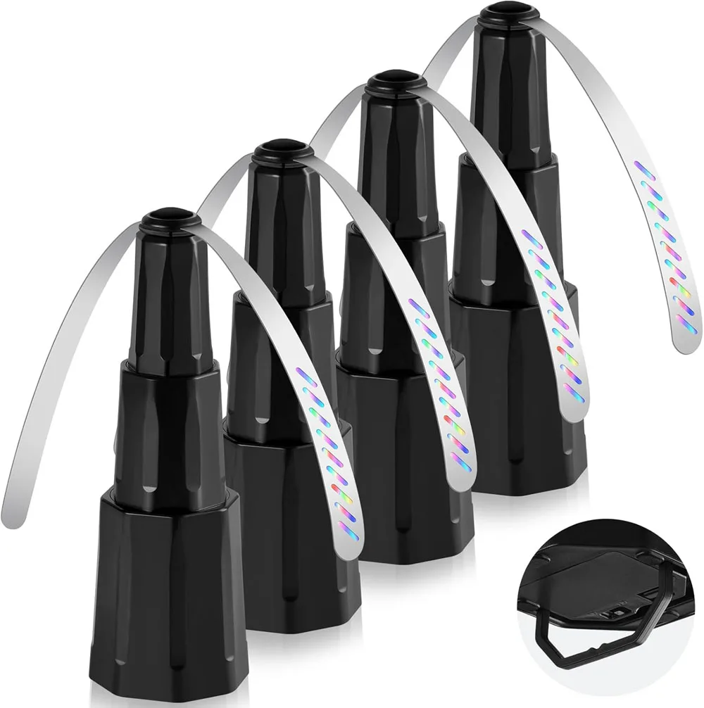 Fly Fans for Tables, Bug Fans with Holographic Blades, Keep Flies Away from Picnic, BBQ, Restaurant, Party, Indoor and Outdoor
