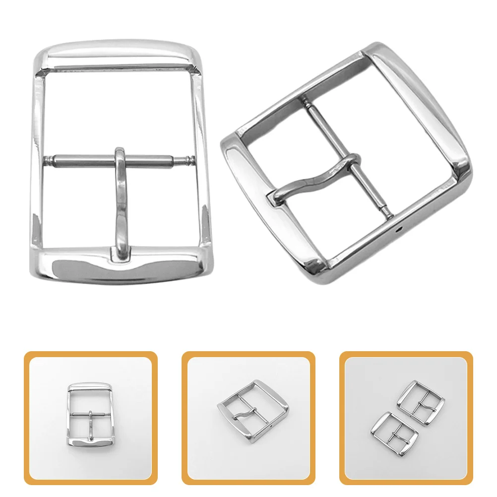

4pcs Band Pin Buckle Replacement For Watch Straps Durable Metal Clasp Men Watch Parts Fasteners Diy Repair Tool Compatible With