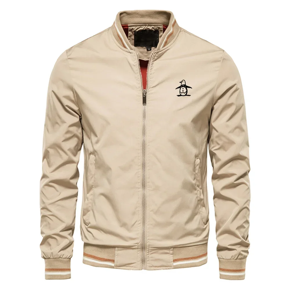 New/Korean/Golf/Men's stand up collar jacket zipper sportswear, Spring and Autumn fashion men's outdoor casual zipper jacket image 2
