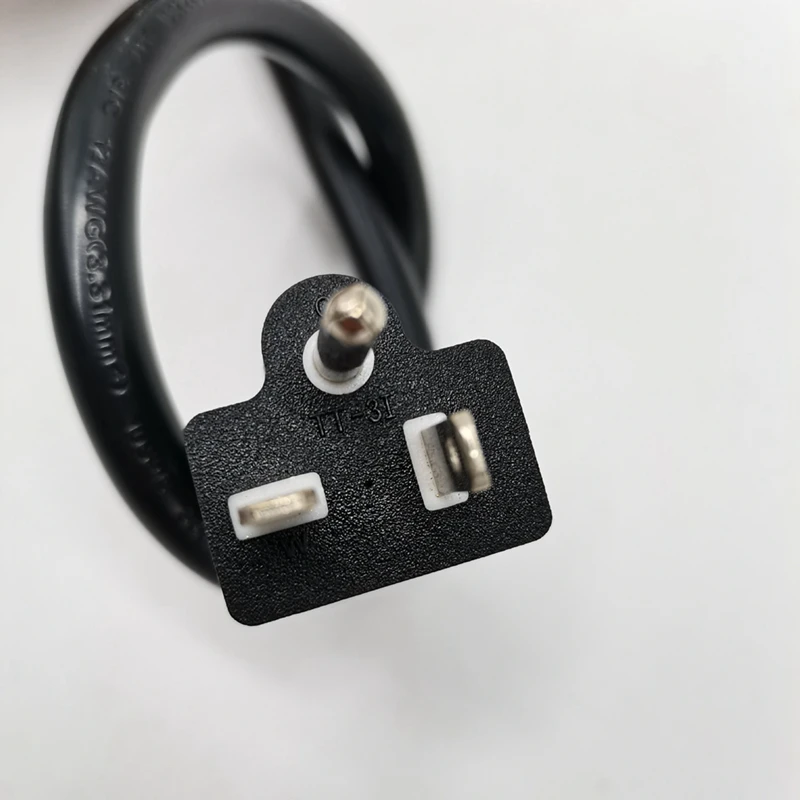 4 шт. круглый два горизонтального американского стиля шнур питания с тремя вилками американский стандартный кабель питания штепсельная вилка американского стандарта