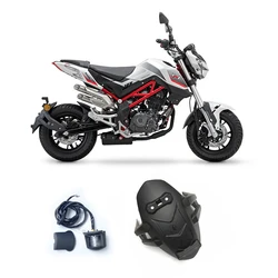 Benelli TNT125 Motorcycle Benelli TNT 125 Accessories Rear Fender Rear Mudguard License Plate Light License Plate Holder