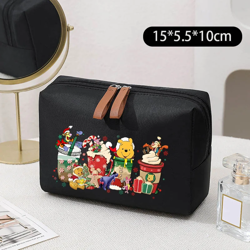 Lilo & Stitch Mickey Mouse The Aristocats Marie Women\'s Cosmetic Bags Cases Ladies Small Storage Bag Female Travel Clutch Bag