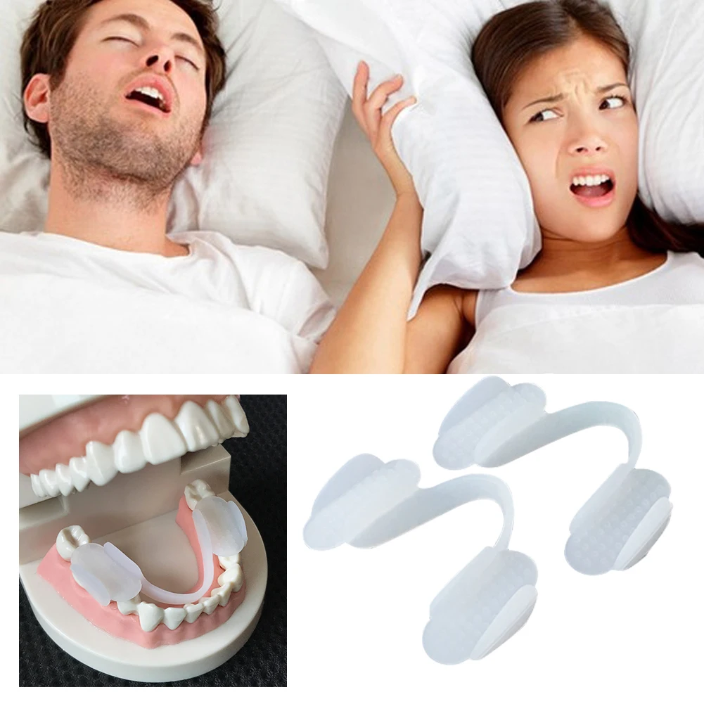 2Pcs Mouth Grinds Soft Night Anti-wear Pads Universal Anti-wear Silicone Tooth Pad for Grinding Clenching Teeth at Night