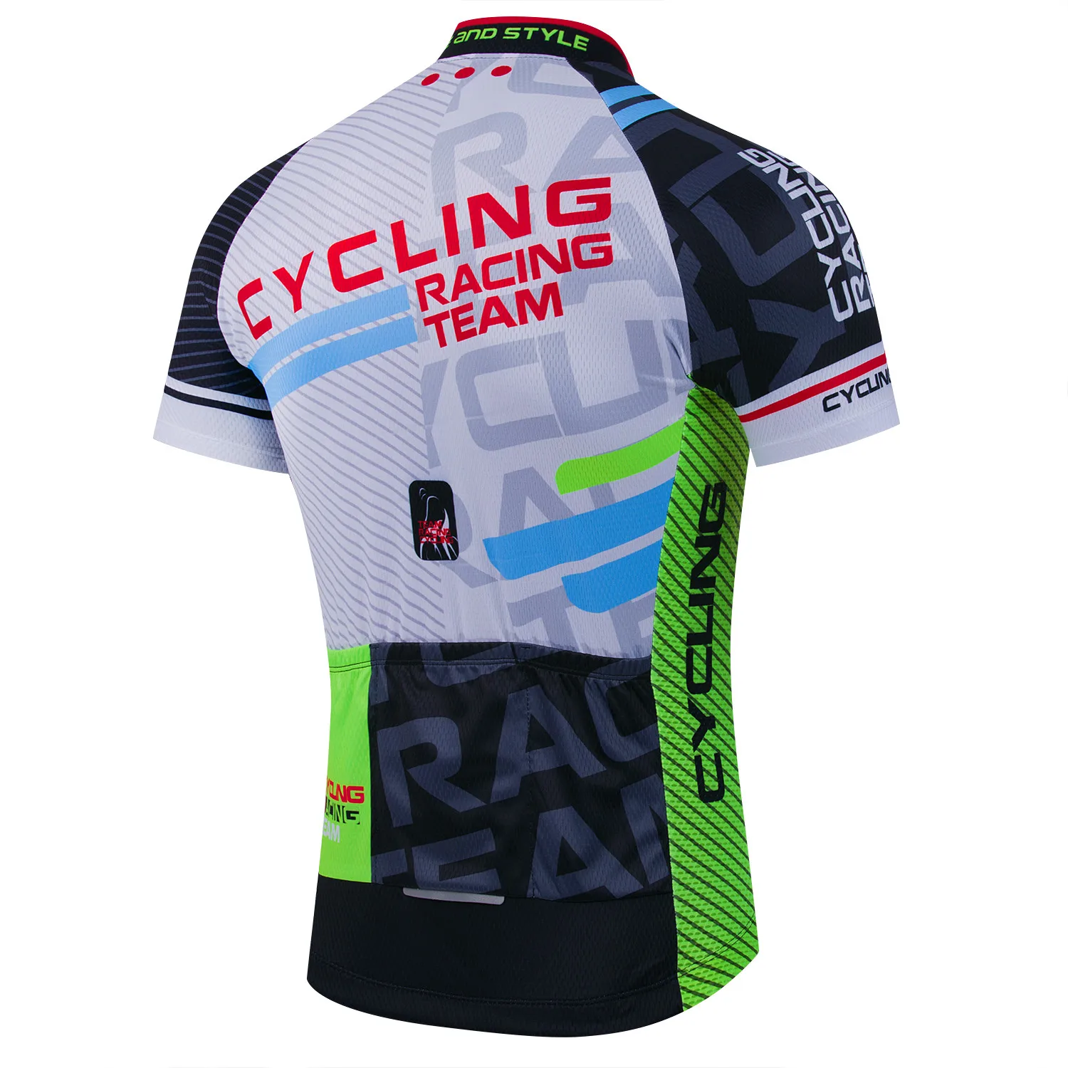 Neues Herren Kurzarm-Fahrradtrikot Sommer-Radsport MTB Bike T-Shirt Outdoor-Radtrikot Fahrradbekleidung Schnelltrocknend – Detail 6