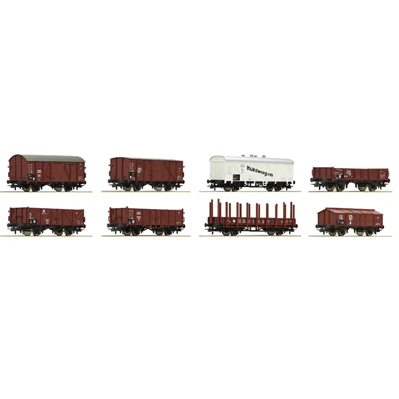 Ho 1:87 Maßstab Roco vierte Generation Güterwagen acht Gruppen Eisenbahn Zug Modell Erwachsenen Sammlung statische Anzeige Junge Spielzeug