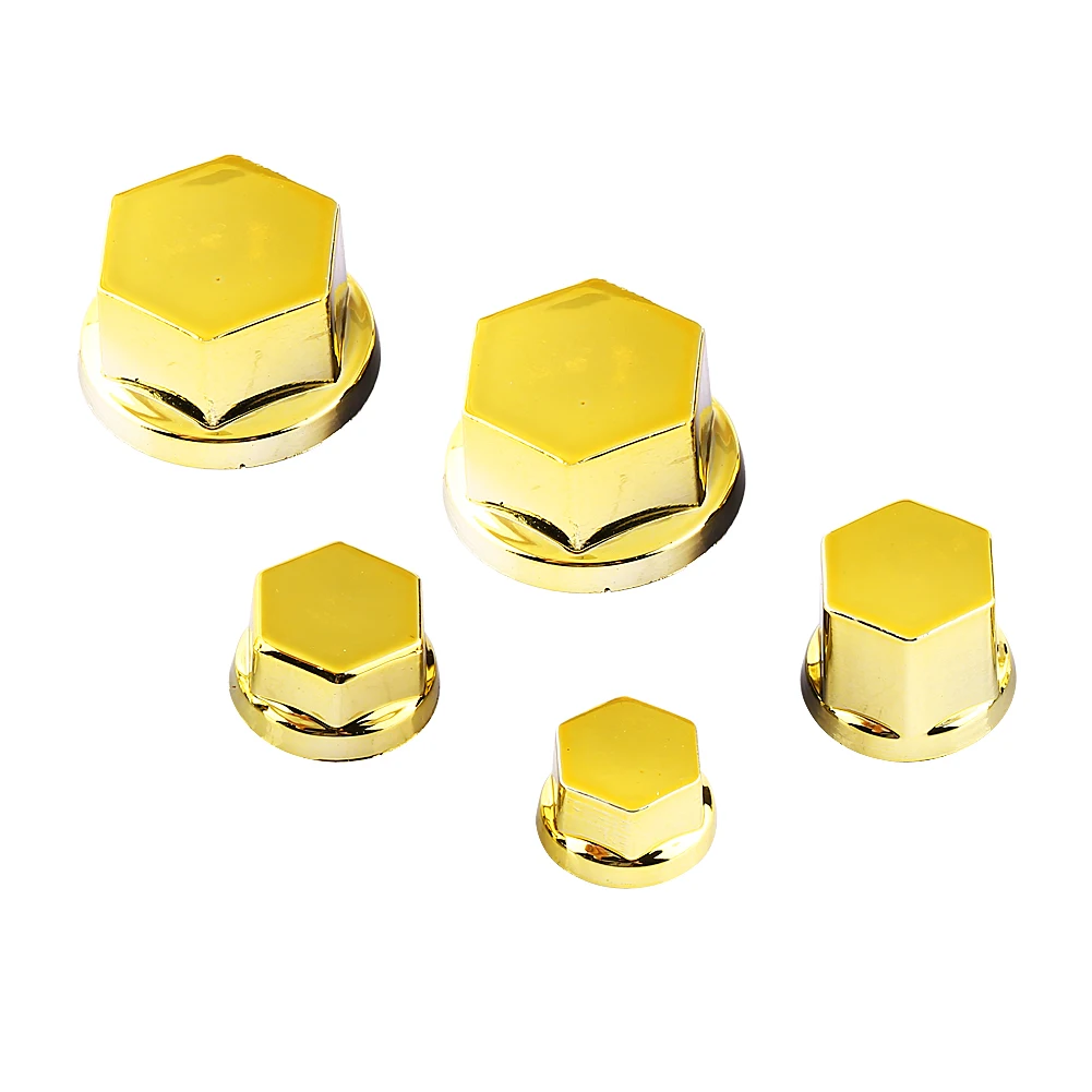 30Pcs Motorcycle Motorbike Screw Nut Bolt Cap Cover Decoration For Yamaha Kawasaki Honda for 8-20mm screws