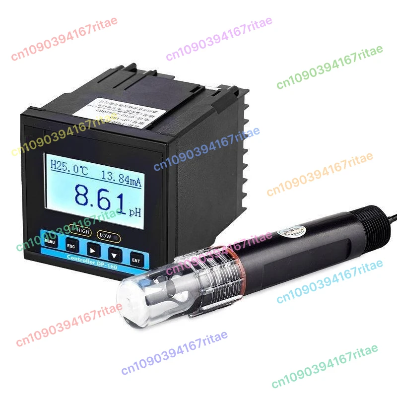 

PH meter Industrial online detection controller Detector pH meter ORP value electrode sensor probe