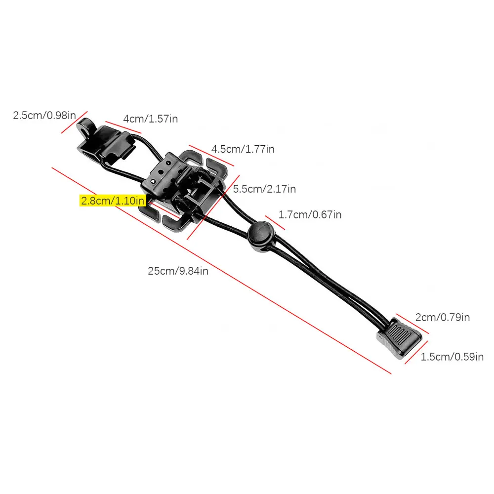 Wheel Clip Molle Hiking Accessories Multifunction Hanging Buckle Shovel Clamp Axe Clamp Bracket Backpack Flashlight Accessories