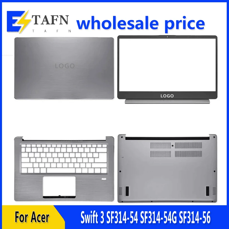 

New For Acer Swift 3 SF314-54 SF314-54G SF314-56 Laptop LCD Back Cover Front Bezel Upper Palmrest Bottom Case Keyboard Hinges