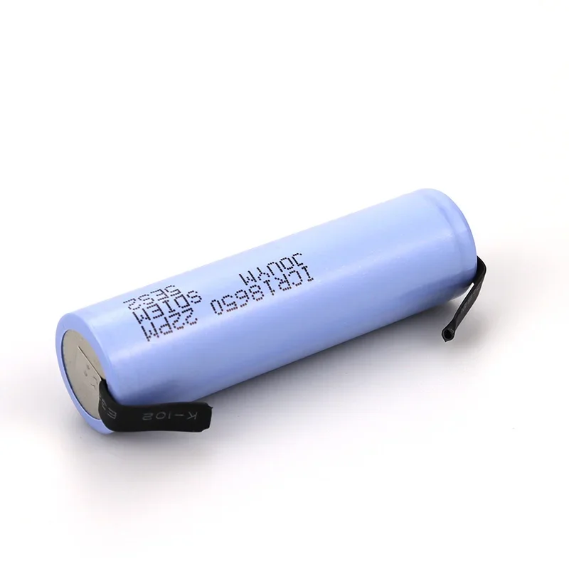 New 18650 2200mAh battery 18650 3.7V , High Current Powerfuls + DIY Nickel