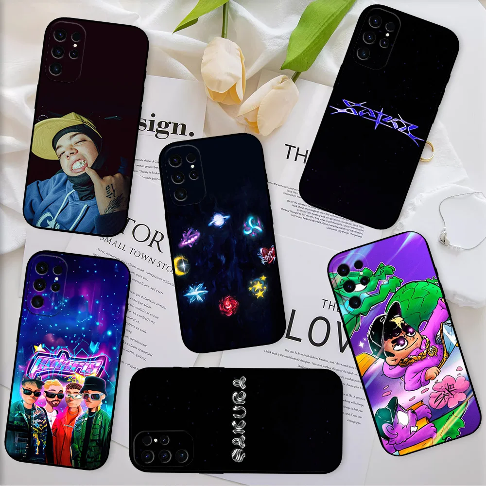 Hot Singer S-Saiko Sakura Music For Samsung Galaxy A54 A71 A72 A73 S22 S23 Ultra Black Soft Cover Shell