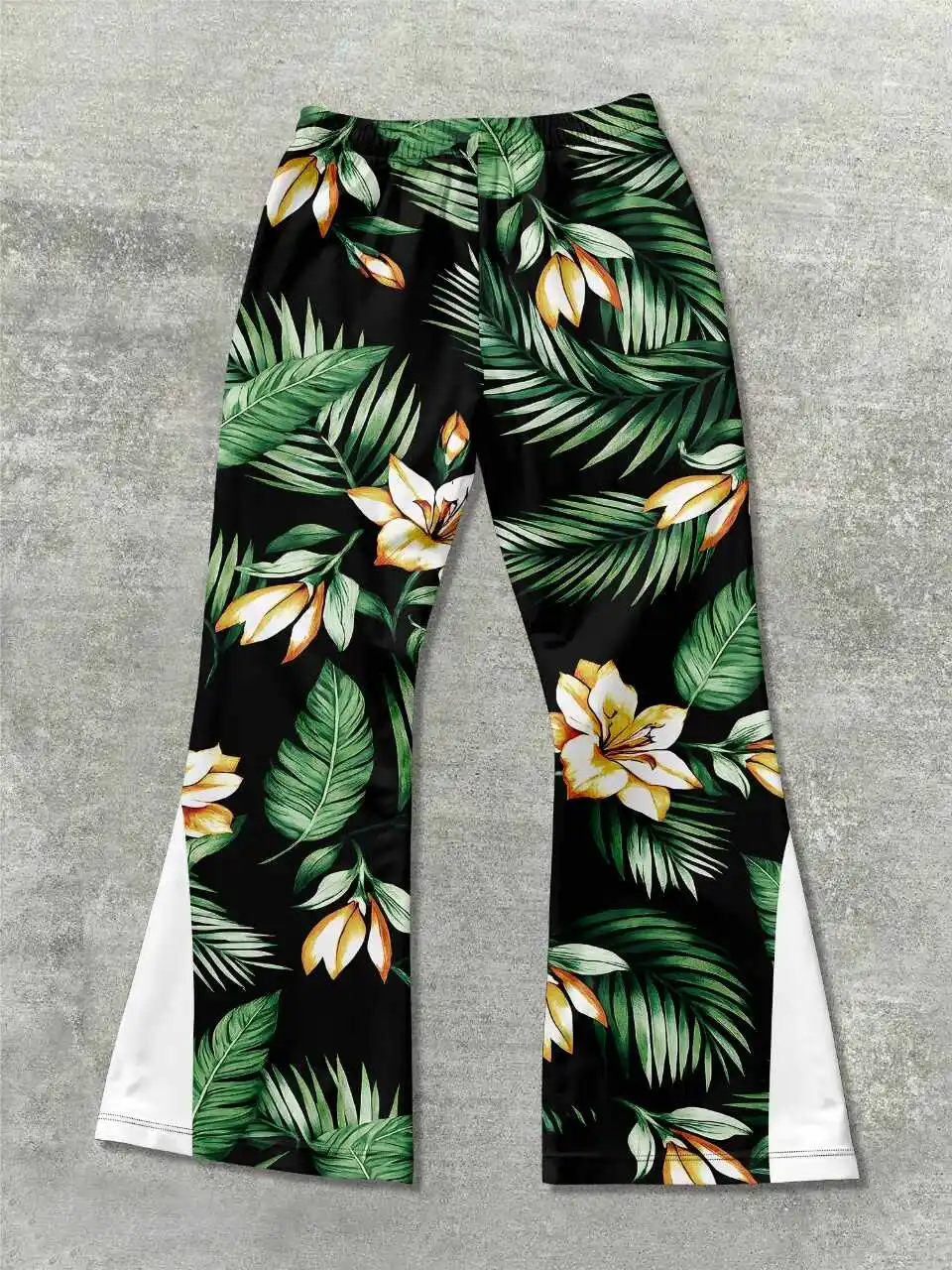 Y2k Flared Pants Men Loose 3D Print Trousers Casual Sweatpants Mid Waist Sporty Female Clothes Streetwear Hip Hop Vintage Pants - view 4