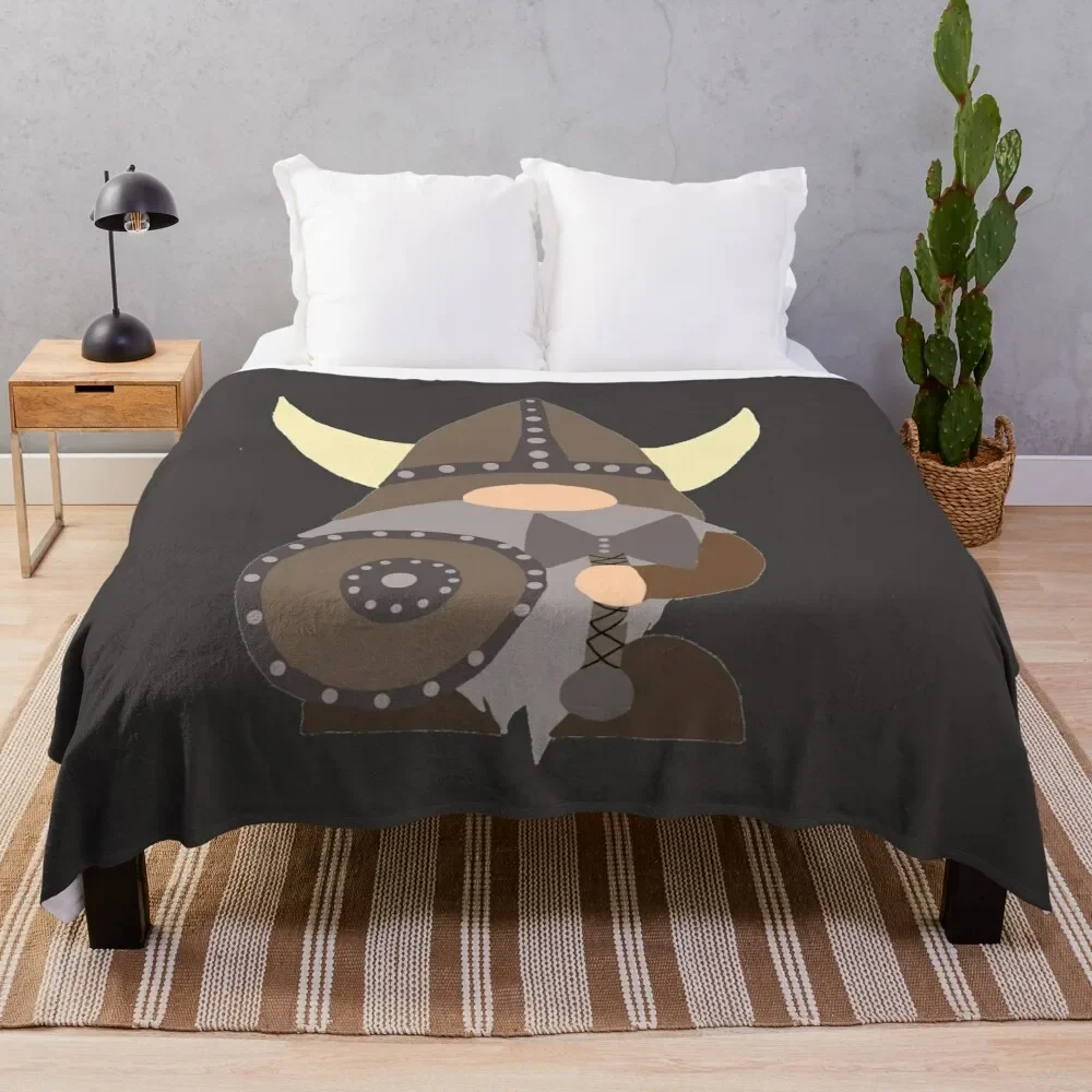 

Viking Warrior Gnome Throw Blanket Sofa Quilt Soft Plaid For Baby Decoratives Blankets