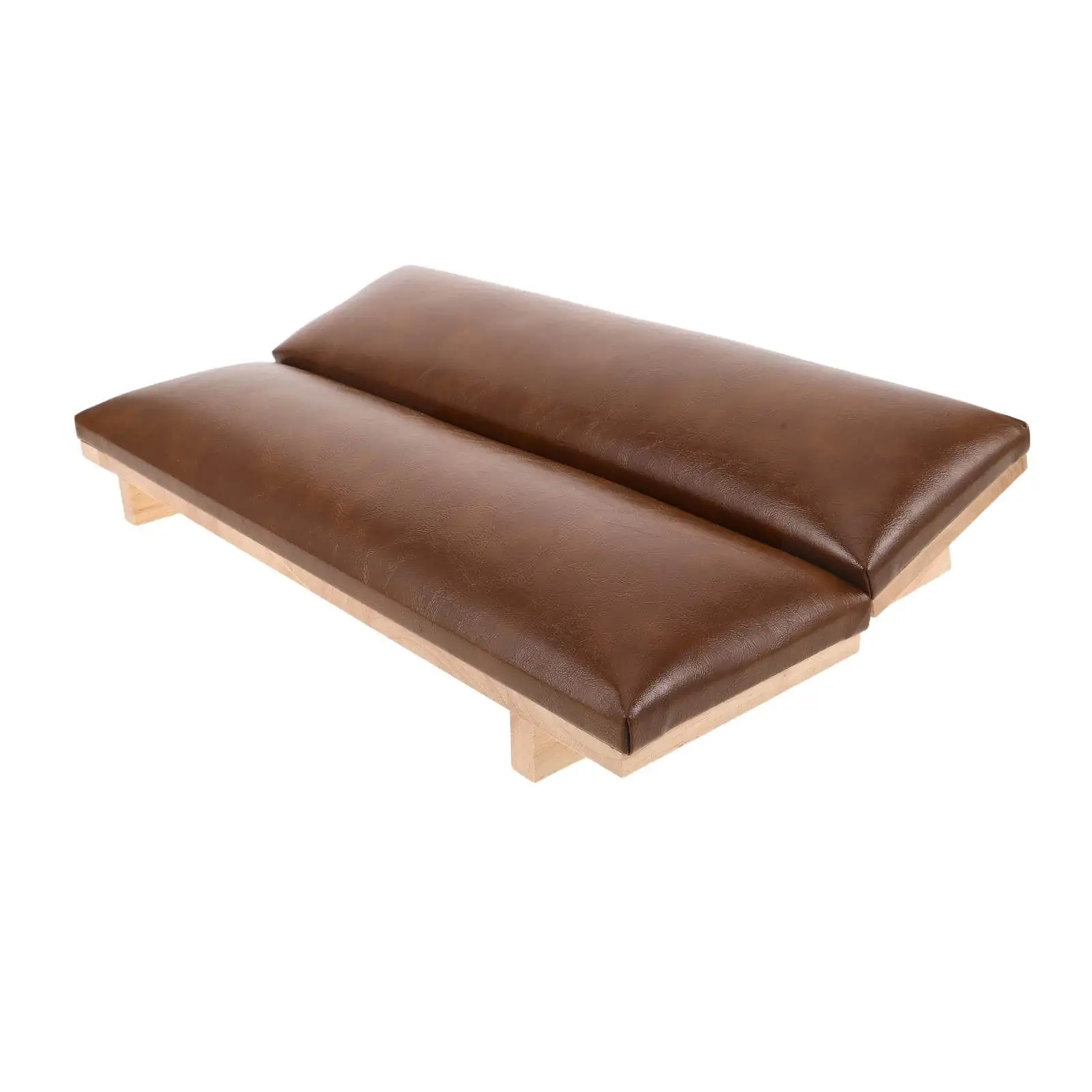 Caramel Brown Nail Pillow Hand Rest Set Manicure Arm Rest Cushion Ergonomic Nail Stand Hand Holder for Comfort