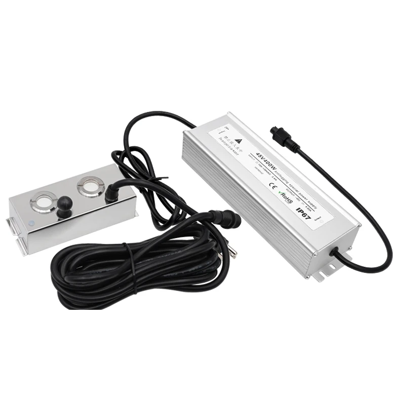 China Manufacture 2 Head Ultrasonic Water Mist Maker with Power Supply for Garden Fish Pond