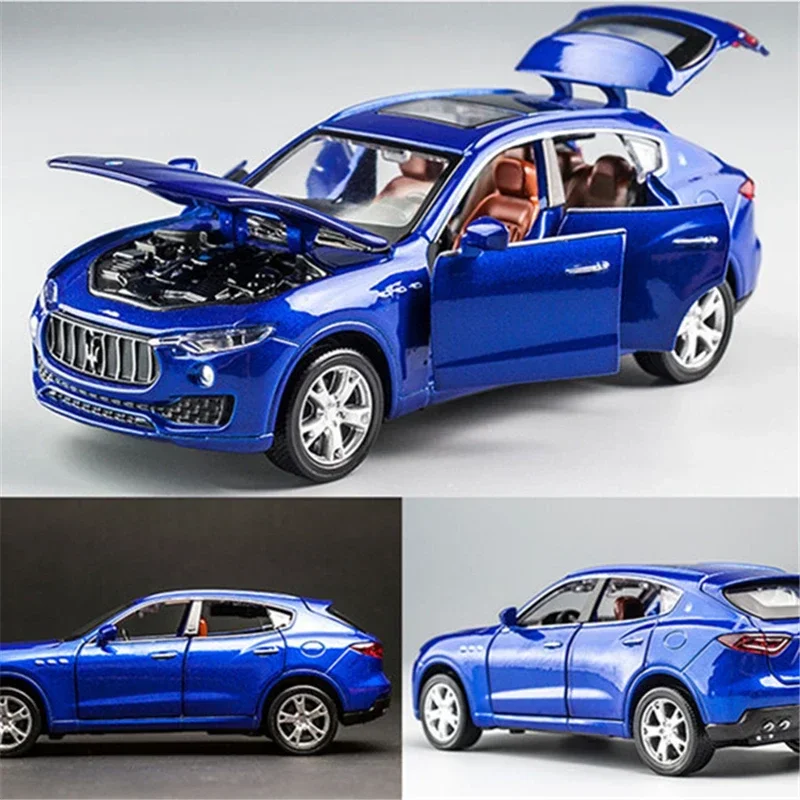 Levante SUV Legierung Auto Modell 1:32 Diecast & Spielzeug Fahrzeuge Metall Auto Modell Simulation Sound Licht Sammlung Spielzeug Geschenk
