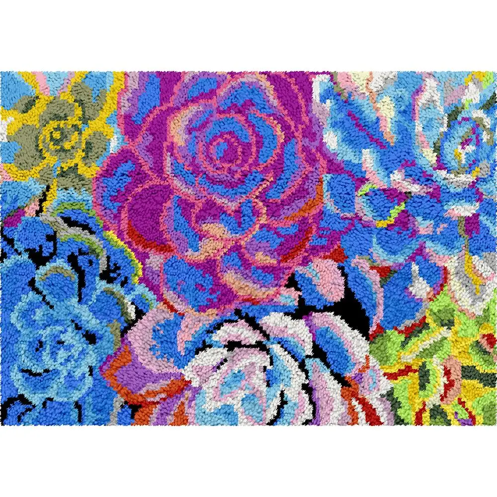 

Крючок с защелкой, ковер с предварительно напечатанным рисунком, вязаные струны, коврики, поделки для взрослых, наборы для изготовления ковров, гобелен, вещи для хобби