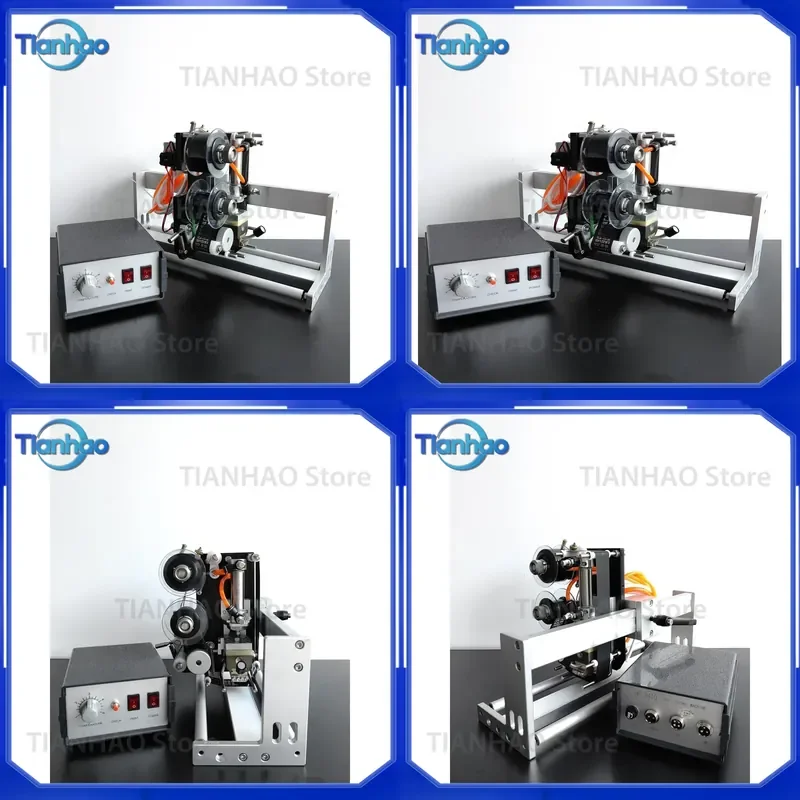 Automatic Date Hot Stamping Machine for HP-241Q Pneumatic Ribbon Printer Steel Stamp Label Hot Coding Machine