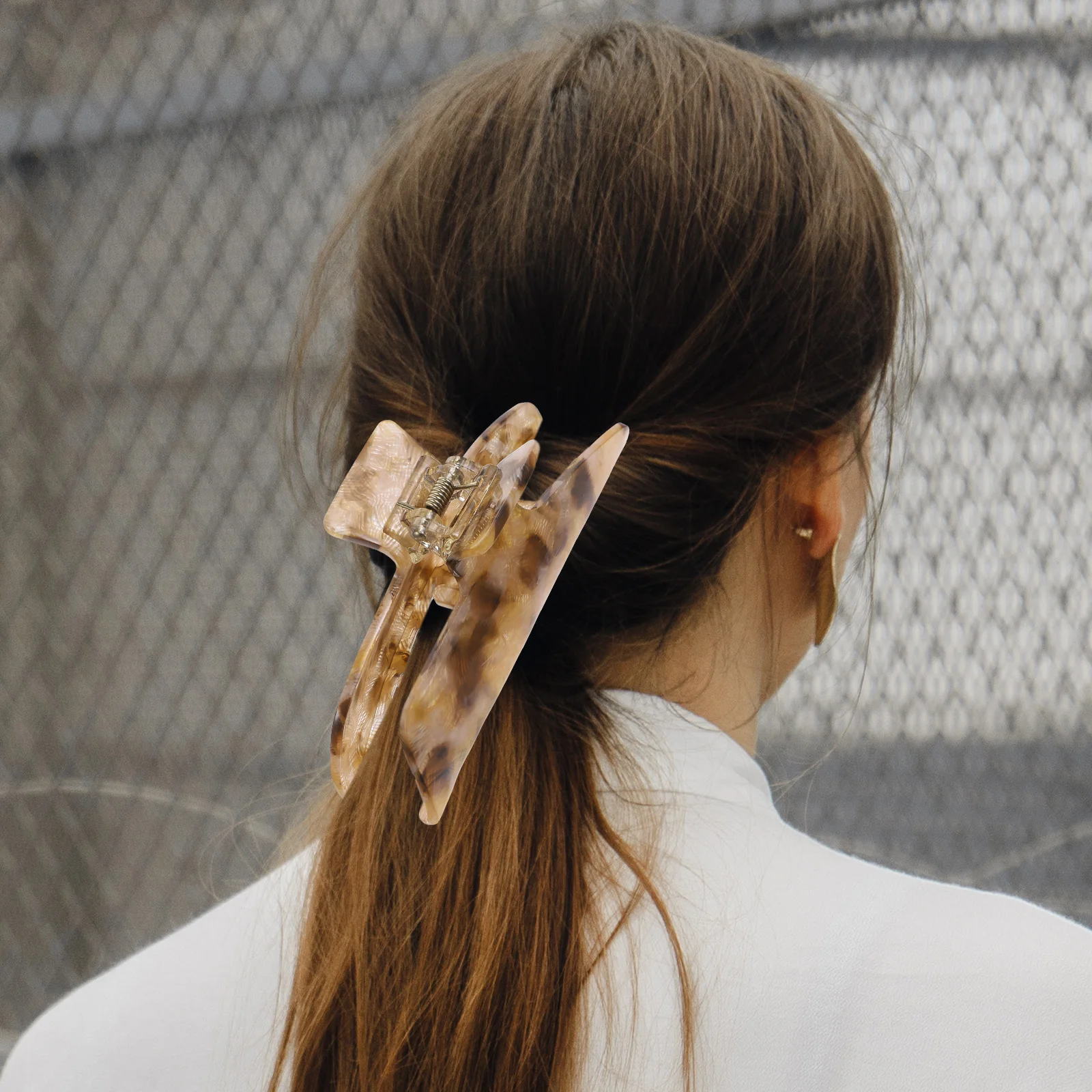 

French Catching Small Hair Clips Jaw Acetate Claw Strong Hold for Grips Dense Man