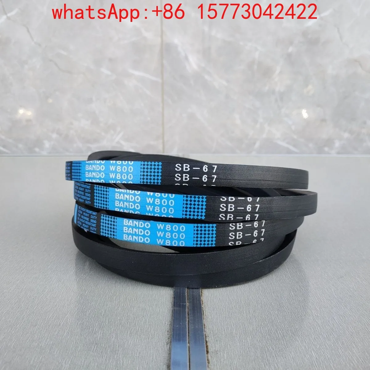 Triangle belt W800 blue standard SB67-3 Yanmar 1180 harvester main clutch belt Japan Bandong