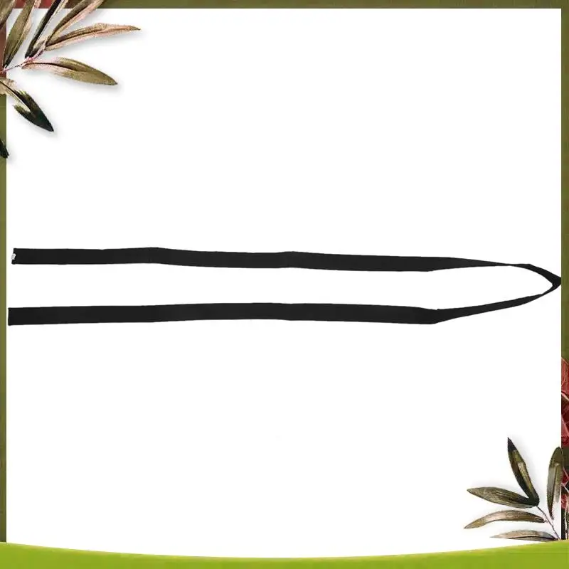 A08P-3X เข็มขัดนุ่มโซ่คาราเต้เทควันโดศิลปะการต่อสู้สีดํา